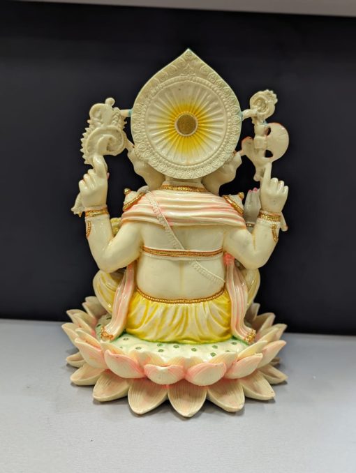 Divine Marble Ganesha Handcrafted Statue of Lord Ganesha