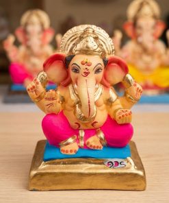 Eco-friendly clay Ganesha idol 6 inches