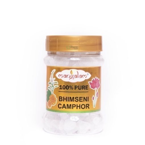 Mangalam Bhimseni Camphor Tablet 100G Jar - Pack Of 1