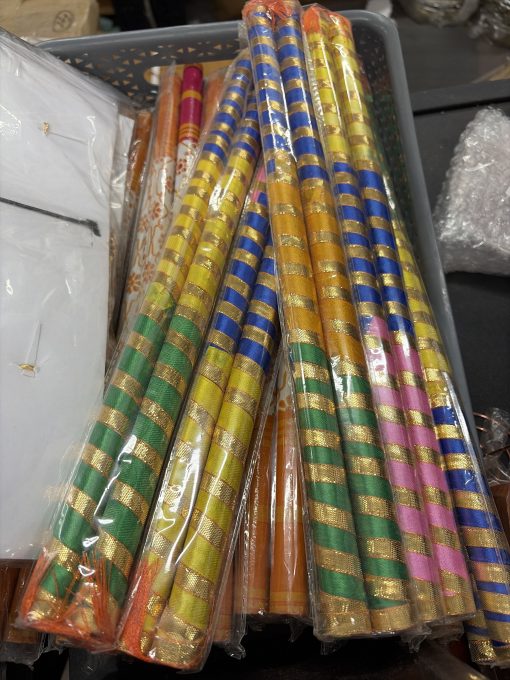 Dandiya and Koolattam dance sticks pack of two