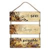 ANGEL INFINITE With God all Things are Possible Quote Design Wooden Wall Hanging Home Decor Items | Office | Living Room | Gift | Door |Wall Decoration |Pack of 1 (Multicolor) ANGEL INFINITE With God all Things are Possible Quote Design Wooden Wall Hanging Home Decor Items | Office | Living Room | Gift | Door |Wall Decoration |Pack of 1 (Multicolor)