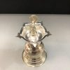 German Silver Annapakshi Kuthu Vilakku Oil Lamp / Diya 14 cm German Silver Annapakshi Kuthu Vilakku Oil Lamp / Diya 14 cm