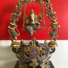 21 inch Ganesha swing brass urli with Beautiful Stone Work, Ganesha urli, Brass urli,Traditional Bowl,Ganesha brass urli, ethnic design urli 21 inch Ganesha swing brass urli with Beautiful Stone Work, Ganesha urli, Brass urli,Traditional Bowl,Ganesha brass urli, ethnic design urli