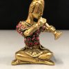 Idol Collections Brass Musical Ladies Set of 4 Showpiece::Multi colour Idol Collections Brass Musical Ladies Set of 4 Showpiece::Multi colour