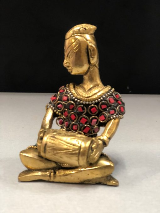 Idol Collections Brass Musical Ladies Set of 4 Showpiece::Multi colour