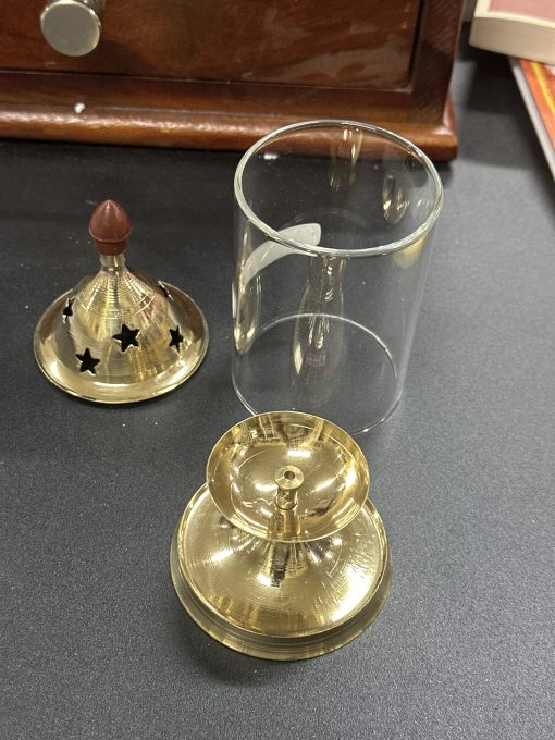 Decorative Brass Oil Lamp