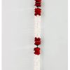 Artificial Jasmine and Rose Decorative Garlands/Torans/Floral Hangings with Golden Bells for Festive Decorations, Pooja, Wedding, House Function – Pack of (Approx 2.5 ft) - one piece