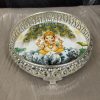 German Silver Pooja Tray 8 Inch German Silver Pooja Tray (M)