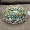 German Silver Pooja Tray 10 Inch German Silver Pooja Tray (M)
