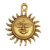 Handmade Vastu Brass Surya Sun Wall Hanging Idol