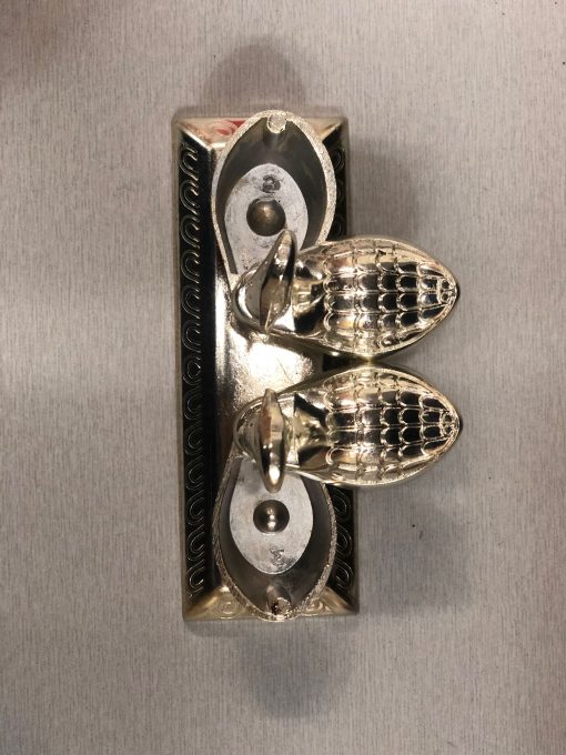 Bird Shaped German Silver Sliding Kum Kum Box