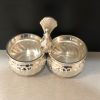 German Silver 2 Bowl Peacock Standing Kumkum Pot For Wedding / Pooja Articles/Return Gift Size : 3 Inches Weight : 140 Grams erman Silver 2 Bowl Peacock Standing Kumkum Pot For Wedding / Pooja Articles/Return Gift Size : 3 Inches Weight : 140 Grams