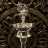 German Silver Kuthu Vilakku / Dīpak / Diyā / Dīpamu / Dīpa / Dīpaka 40 Cm