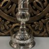German Silver Kuthu Vilakku / Dīpak / Diyā / Dīpamu / Dīpa / Dīpaka 40 Cm