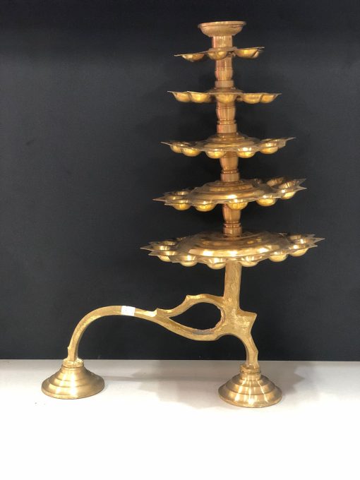 Adukku Aarthi - 5 Step | Brass 5 Steps Arthi Dhoop Deepam Stand | Five Steps Adukku Aarti Stand Adukku Aarthi - 5 Step | Brass 5 Steps Arthi Dhoop Deepam Stand | Five Steps Adukku Aarti Stand