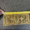 Brass Shankh Chakra Namah Wall Hanging 20x8cm Brass Shankh Chakra Namah Wall Hanging 20x8cm