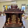 Teakwood Wooden Pooja Home Mandir / Home Temple (160x130x66CM) Teakwood Wooden Pooja Home Mandir / Home Temple (120x60x40cm)