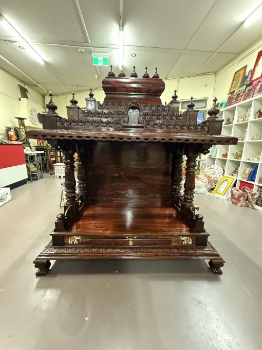 Teakwood Wooden Pooja Home Mandir / Home Temple (120x60x40cm)