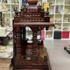 Teakwood Wooden Pooja Home Mandir / Home Temple (160x130x66CM) Teakwood Wooden Pooja Home Mandir / Home Temple (120x60x40cm)