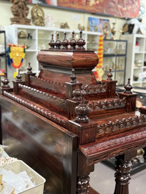Teakwood Wooden Pooja Home Mandir / Home Temple (120x60x40cm)
