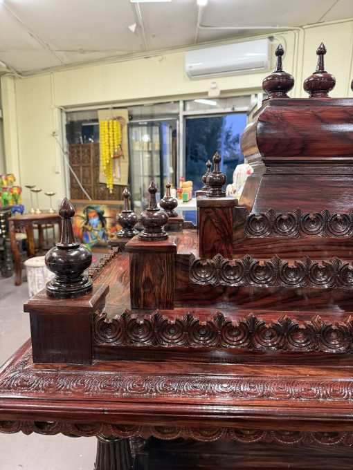 Teakwood Wooden Pooja Home Mandir / Home Temple (120x60x40cm)