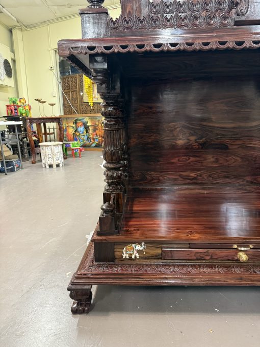 Teakwood Wooden Pooja Home Mandir / Home Temple (120x60x40cm)