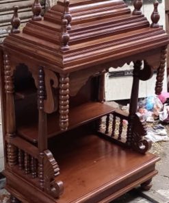 Teakwood Wooden Pooja Home Mandir / Home Temple (120x60x40cm)