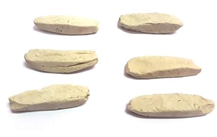 Madurai Products Special Namakatti Holy White Sticks are Made with Ash and Clay. Dimensions-Length 1CM X Height 4CM X Width 1CM.(2 pieces)