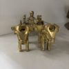 Antique brass bull cart bullcart village traditional gift Vastu/Feng Shui Laughing Buddha For Wealth And Business (Buddha With Money Potli