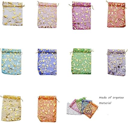 Potli Bag With Golden Design (Assorted) - Pack Of 1