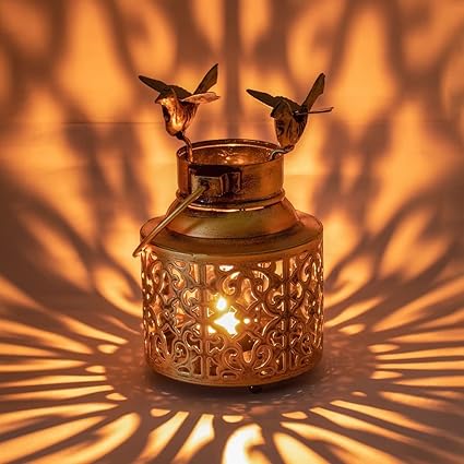 Tealight Candle Holder - Tealight Holder for Home Decor, Size : 12 X 18 cms (Mini Bird)