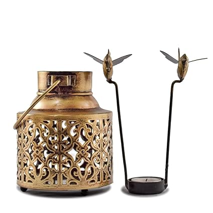 Tealight Candle Holder - Tealight Holder for Home Decor, Size : 12 X 18 cms (Mini Bird)