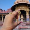 Metal Made Bajrang Bali Small Gada for Keeping in Home Temple or Gifting to Hanuman ji Size- inch wt-68g Approx