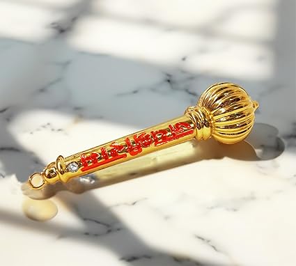 Metal Made Bajrang Bali Small Gada for Keeping in Home Temple or Gifting to Hanuman ji Size- inch wt-68g Approx