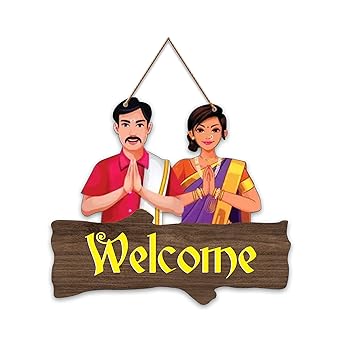 Masstone Radha Krishna Wall Painting | Radha Krishna Painting for Wall Decoration Set of 3 (21.5x21.5 inch) | Radha Krishna Painting With Frame | Wall Painting for Living Room