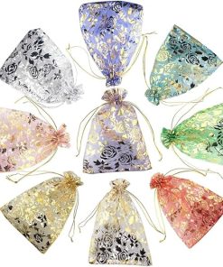 Potli Bag With Golden Design (Assorted) - Pack Of 1