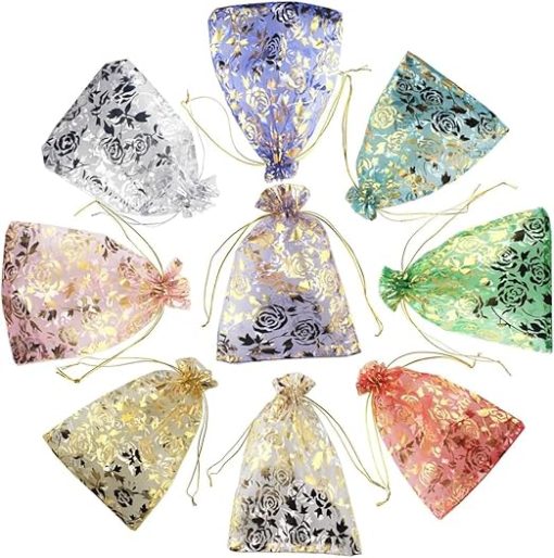 Potli Bag With Golden Design (Assorted) - Pack Of 1 Potli Bag With Golden Design (Assorted) - Pack Of 1
