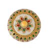 Craftam Marble Sindoor Dani, Sindoor Box, Kumkum Bharani Box (7.5 Cm X 7.5 Cm X 5 Cm) White Indianara 3 PC Set of Ganesha Paintings Without Glass 5.2 X 12.5, 9.5 X 12.5, 5.2 X 12.5 inch