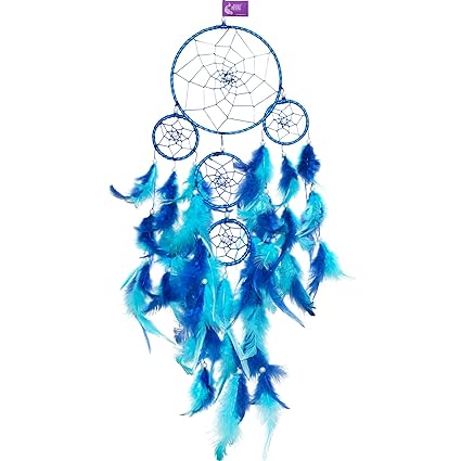 Dream Catcher Wall Hanging (Mirage), Dream Catcher Wall Decor, Wall Hanging for Bedroom and Living room, Dream Catcher for Home Decoration, Blue Dream Catcher, Large Size Dream Catcher Wall Hanging (Mirage), Dream Catcher Wall Decor, Wall Hanging for Bedroom and Living room, Dream Catcher for Home Decoration, Blue Dream Catcher, Large Size