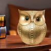 Modern Classy Lucky Owl Resin Art Figure Showpiece (Golden), 1 Piece Modern Classy Lucky Owl Resin Art Figure Showpiece (Golden), 1 Piece