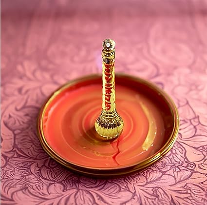 Metal Made Bajrang Bali Small Gada for Keeping in Home Temple or Gifting to Hanuman ji Size- inch wt-68g Approx