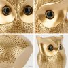 Modern Classy Lucky Owl Resin Art Figure Showpiece (Golden), 1 Piece Modern Classy Lucky Owl Resin Art Figure Showpiece (Golden), 1 Piece