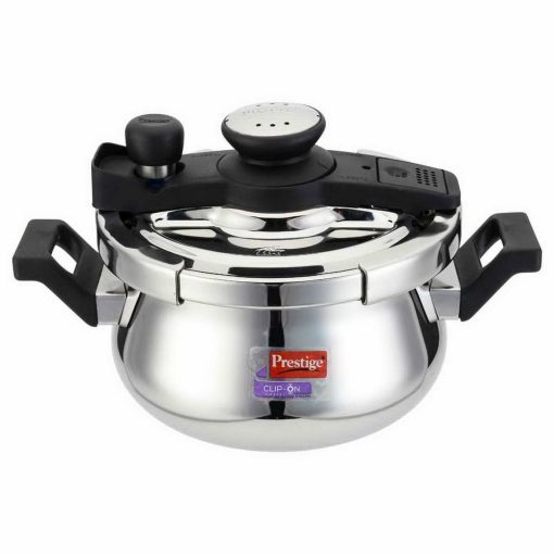 Prestige Ss Cooker Clip On Svachh Handi 3.0 Lit