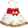 Aruvi Angelic Threads Baby Girl's Halterneck Silk Frock (0-9months) Aruvi Angelic Threads Baby Girl's Halterneck Silk Frock (0-9months)