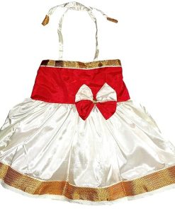Aruvi Angelic Threads Baby Girl's Halterneck Silk Frock (0-9months)