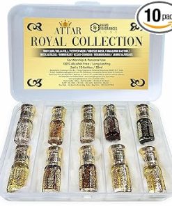 Parag Fragrances 10 in 1 Attars Pack/Best Attars Collection For Worship and Personal Use/Long Lasting Attar (Royal Collection) …