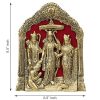 Metal Lord Ram Ji/Ram Darbar Idol Statue Murti for Home and Office Decor (Lord Ram), Gold, Pack of 1 Metal Lord Ram Ji/Ram Darbar Idol Statue Murti for Home and Office Decor (Lord Ram), Gold, Pack of 1