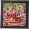 Masstone Radha Krishna Wall Painting | Radha Krishna Painting for Wall Decoration Set of 3 (21.5x21.5 inch) | Radha Krishna Painting With Frame | Wall Painting for Living Room