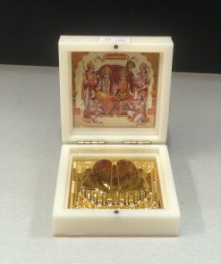 Beautiful metal Kum Kum Box with Gliters designed / Return Gifts (colour may be different based on the availablity of the stock)