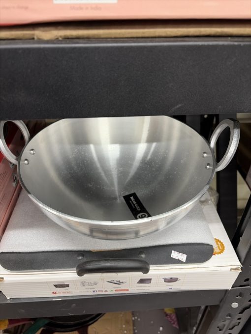 Hard Aluminium Deep Kadai 12 Inch - ChennaiStore product image